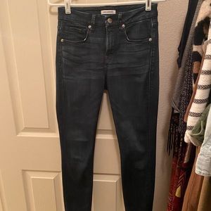 Good American “Good Legs” Dark Blue Washed jeans